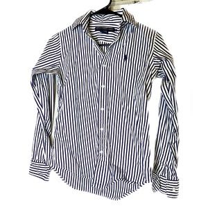 Ralph Lauren sport button down purple/white stripe sz 2 (XXS)